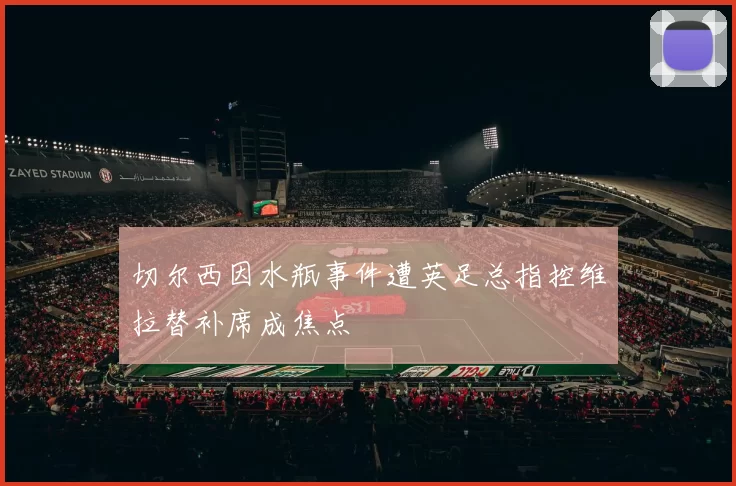 切尔西因水瓶事件遭英足总指控维拉替补席成焦点